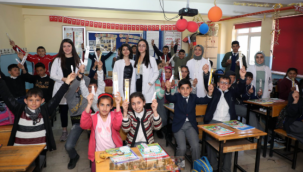 Kayseri'de Talas kırsalındaki çocuklara sağlıklı yaşam eğitimi