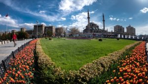 Kayseri'nin park ve bahçelerine 1 milyon çiçek dikilecek