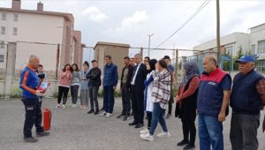 Kırşehir'de öğrenci yurdunda afet farkındalık eğitimi