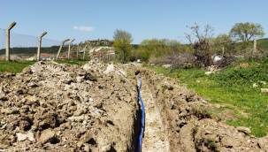 Manisa Doğanpınar Mahallesinde içme suyu terfi hattı çalışması tamamlandı