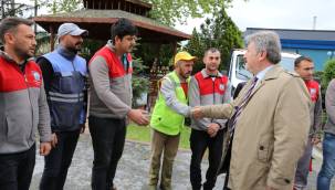 Melikgazi belediyesi çalışanları ile büyük bir aile