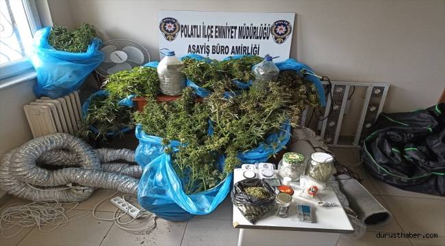 Polatlı'daki uyuşturucu operasyonunda 1 kişi gözaltına alındı