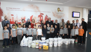 Talas'ta Atık Pil Toplama kampanyasına tam destek