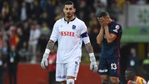 Trabzonspor kalecisi Çakır, Kayserispor taraftarını eleştirdi