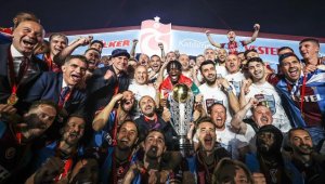 Trabzonspor şampiyonluk kupasını aldı