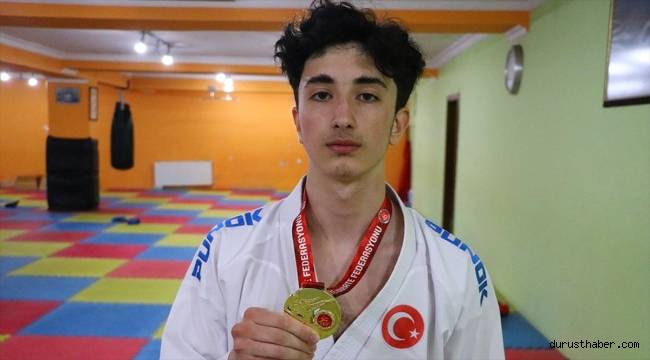 Üç Türkiye şampiyonluğu bulunan milli karateci Avrupa'da zirveyi hedefliyor