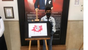 Ulaş'ta "15 Temmuz Demokrasi ve Milli Birlik Günü" konulu resim sergisi açıldı