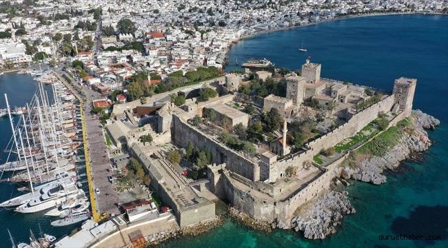 Yenilenen Bodrum Kalesi'ni yılın ilk 5 ayında 50 binden fazla kişi ziyaret etti