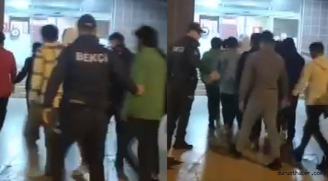 Zeytinburnu'nda kaçak göçmen operasyonu