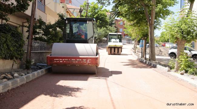 360 Evler Mahallesi Gökkuşağı Sokak sıcak asfalt konforu ile buluşuyor