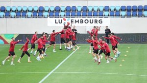A Milli Futbol Takımı, Lüksemburg maçı hazırlıklarını sürdürdü
