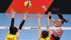 A Milli Kadın Voleybol Takımı, Çin'e 3-1 mağlup oldu