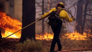 ABD'nin Kaliforniya eyaletinde orman yangını nedeniyle yüzlerce bina tehdit altında