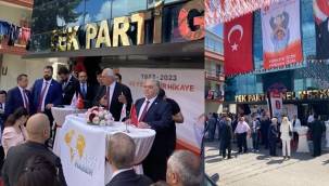 Ahmet Özal'ın Genel Başkan olduğu Tek Parti Genel Merkezi açıldı