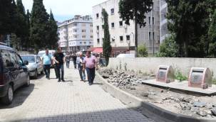 Akçaabat'ta Şehrin Dört Bir Yanında Çalışma Var 