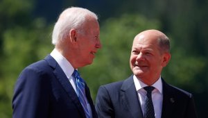 Almanya Başbakanı Scholz ile ABD Başkanı Biden, G7 Zirvesi öncesi bir araya geldi