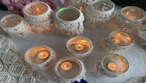 Ankara Şehir Hastanesi personeli ve hastalarının yaptığı el işi ürünler kermeste sergilendi