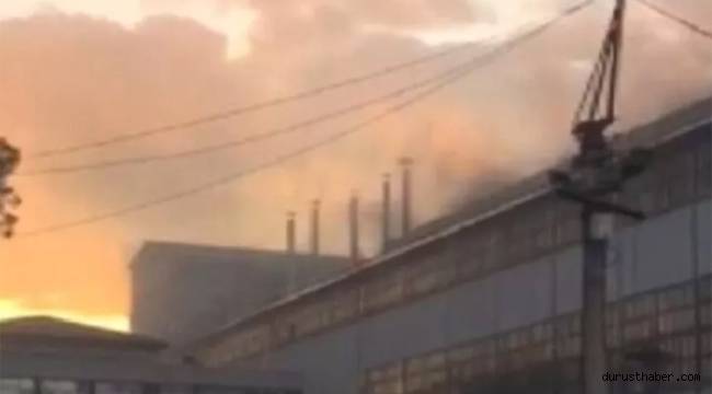 Ankara Şeker Fabrikası'nda yangın