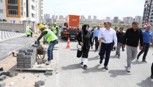 Bahçelievler Mahallesi'nde yeni yol yapımı ve çevre düzenlemesi