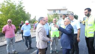 Başkan Büyükkılıç, Hacılar İle İncesu'yu Birbirine Bağlayacak Yolda İncelemelerde Bulundu