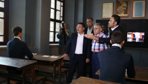 Başkan Büyükkılıç, Kayseri'deki çalışmalar hakkında Vali Çiçek'e brifing verdi