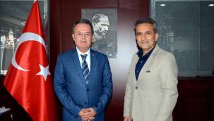 Başkan Kaymaz, Kaymakam Karacan’ı Ziyaret Etti 