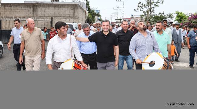 Başkan Kocaispir Akarcalı’da Davul Zurna İle Karşılandı