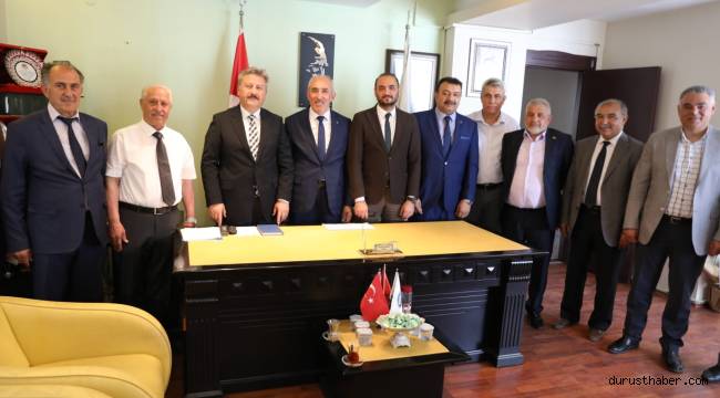 Başkan Palancıoğlu'ndan yeni KESOB Başkanı Şeyhi Odakır'a hayırlı olsun ziyareti