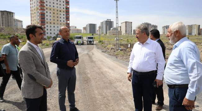 Başkan Palancıoğlu sahada çalışmaları inceledi