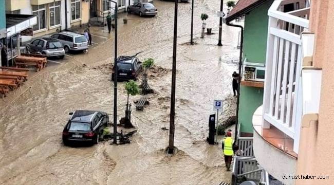 Bosna Hersek'te şiddetli yağış sele neden oldu