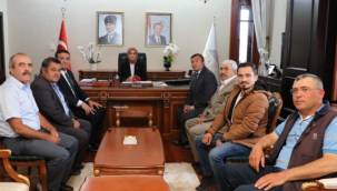 Bozan Köyü Alevi-Bektaşi Kültür ve Cemevi Derneğinden valiye ziyaret