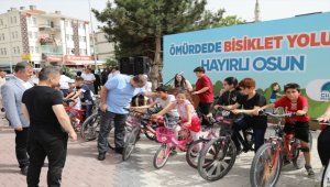 Çubuk'ta bisiklet turu düzenlendi