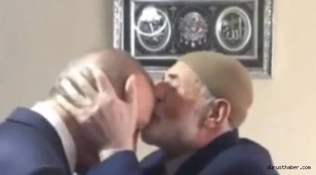 Cumhurbaşkanı Erdoğan, elini öptürmedi