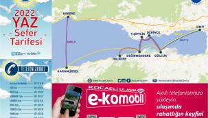 Deniz ulaşımında yaz tarifesi başladı