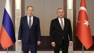 Dışişleri Bakanı Çavuşoğlu, Rus mevkidaşı Lavrov ile görüştü