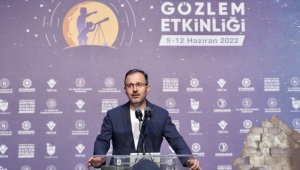 Gençlik ve Spor Bakanı Kasapoğlu: Gençlerimizin gökyüzüne adlarını yazdırmalarını istiyoruz