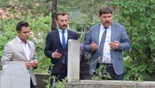 Havza’da ülkücü şehitlerin kabirlerine ziyaret