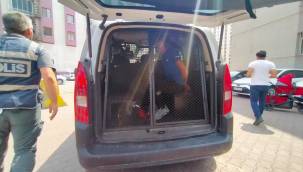 Hırsızlık zanlısı havalandırma boşluğunda saklanırken yakalandı