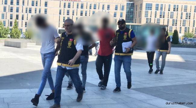 Kamera kayıtlarından tespit edilen 4 şüpheli suçüstü yakalandı