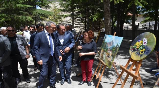 Karaman'da el sanatları sergisi açıldı