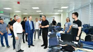 Kaymakam Uğurlu İle Başkan Çınar, Organize Sanayi Bölgesindeki Fabrikaları Ziyaret Etti
