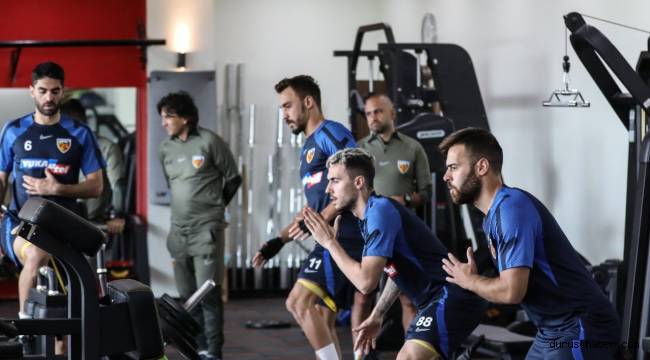 Kayserispor fitness çalıştı
