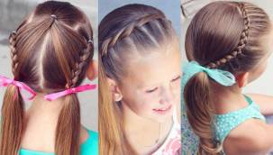 Kız Çocuklarının Bayılacağı ve En Kolay Yapılan Saç Modelleri! Bu Saç Modelleri Herkesi Kıskandırır!