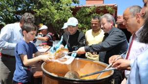 Melikgazi'de bereketli yağmurlar için şükür duası 
