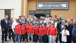 Melikgazi'de Selçuklu Pazaryeri ve Sosyal Tesisi’nin açılışı gerçekleşti