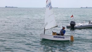 Milli sporcu Kutsal Güneş Kurnaz dünya şampiyonluğuna yelken açmak için çalışıyor