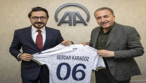 MKE Ankaragücü Başkanı Koca, AA Genel Müdürü Karagöz'ü ziyaret etti