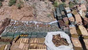Pençe-Kilit Operasyonu bölgesinde teröristlere ait çok sayıda silah ve mühimmat ele geçirildi