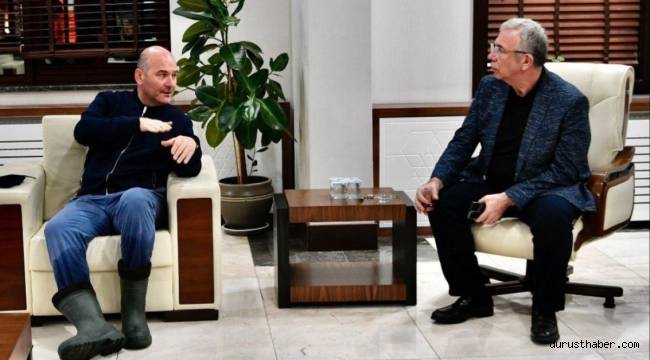 Süleyman Soylu, Mansur Yavaş ile bir araya geldi