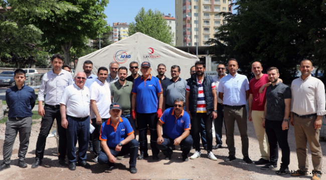 Talas'ta belediye personeline AFAD eğitimi
